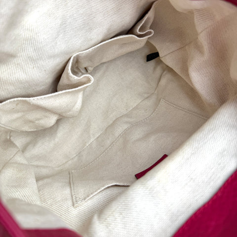 Gucci bamboo handle drawstring backpack