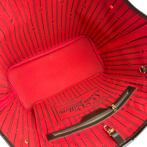 Louis Vuitton Neverfull Tote MM Brown Canvas