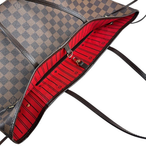 Louis Vuitton Neverfull Tote MM Brown Canvas