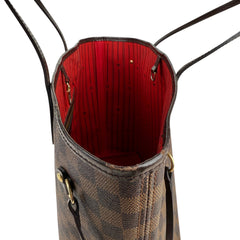 Pre-owned louis-vuitton-neverfull-mm-brown-canvas-front-view