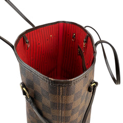 Pre-owned louis-vuitton-neverfull-mm-brown-canvas-front-view