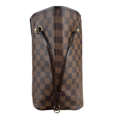 Pre-owned louis-vuitton-neverfull-mm-brown-canvas-front-view