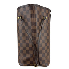 Pre-owned louis-vuitton-neverfull-mm-brown-canvas-front-view