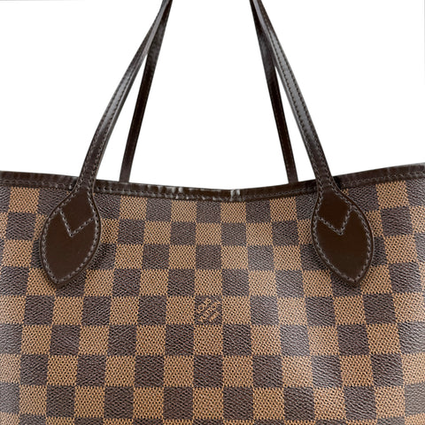 Louis Vuitton Neverfull Tote MM Brown Canvas