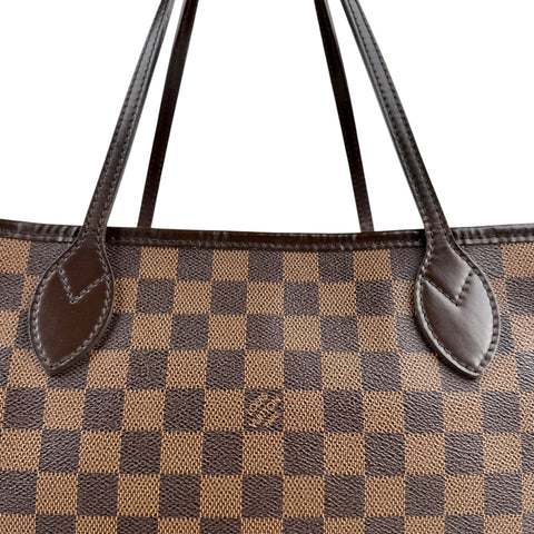 Louis Vuitton Neverfull Tote MM Brown Canvas