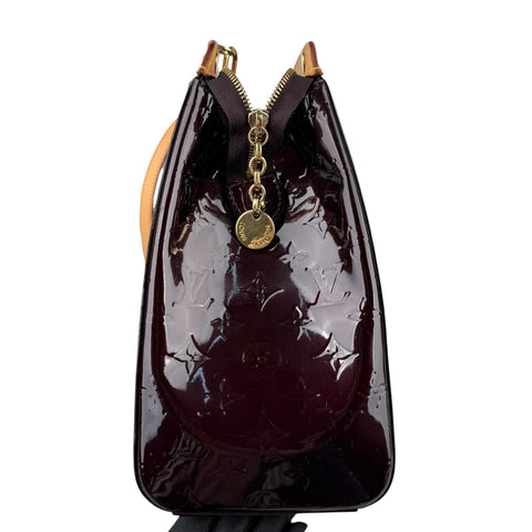 Louis Vuitton Bréa patent leather handbag