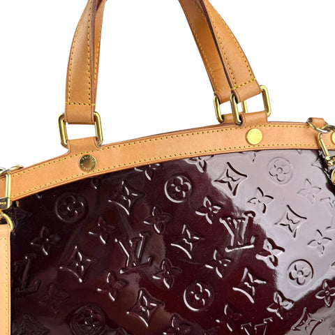 Louis Vuitton Bréa patent leather handbag