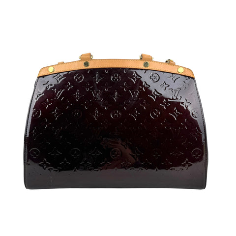 Louis Vuitton Bréa patent leather handbag