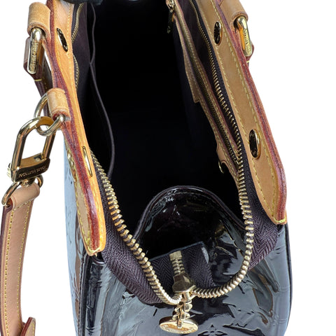 Louis Vuitton Bréa patent leather handbag
