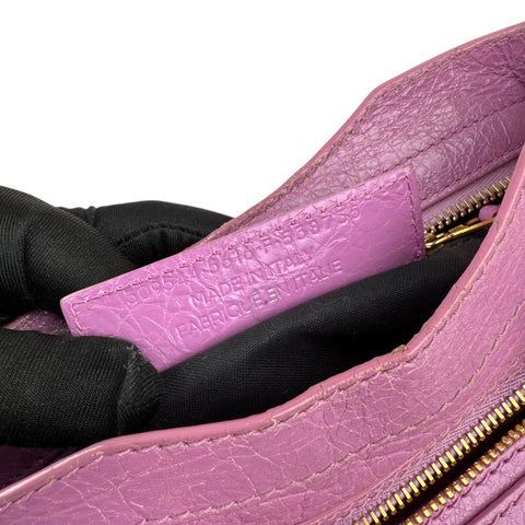 Balenciaga City Mini Barbie Pink Purple Motorcycle Bag