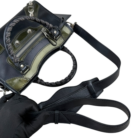 Balenciaga Mini City Matte Patent Leather