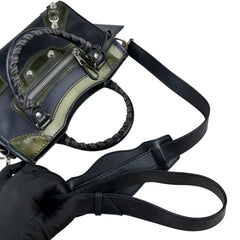 Pre-owned balenciaga-mini-city-matte-patent-front-view