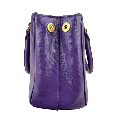 Prada Small Saffiano Galleria Double Zip Tote