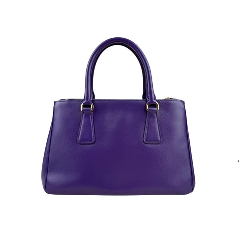 Prada Small Saffiano Galleria Double Zip Tote