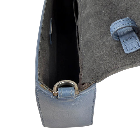 Fendi Cerulean Blue Calfskin Leather Baguette Shoulder Bag