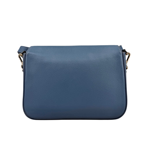 Fendi Cerulean Blue Calfskin Leather Baguette Shoulder Bag