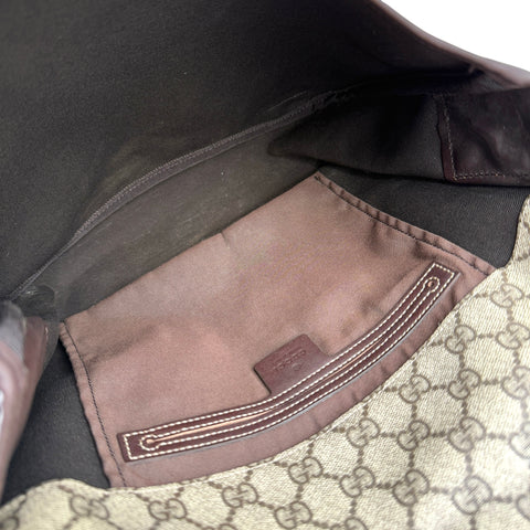 Gucci Messenger Monogram GG Supreme Beige