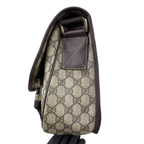 Gucci Messenger Monogram GG Supreme Beige