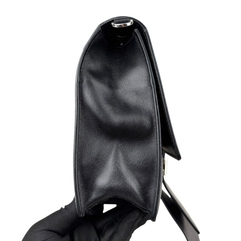 Prada City Calf Leather Metal Ribbon