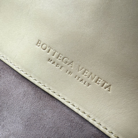 Bottega Veneta Beige Intrecciato Leather Rialto Shoulder Bag