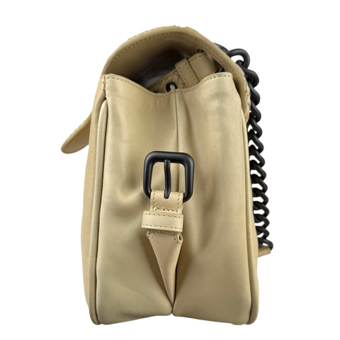 Bottega Veneta Beige Intrecciato Leather Rialto Shoulder Bag