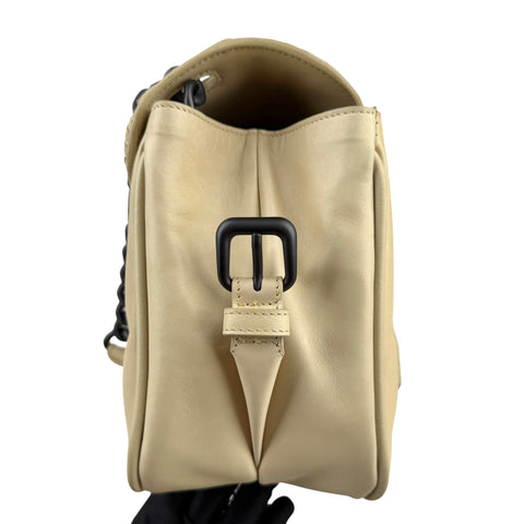 Bottega Veneta Beige Intrecciato Leather Rialto Shoulder Bag