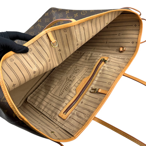 Louis Vuitton Neverfull Tote GM Brown Canvas Monogram