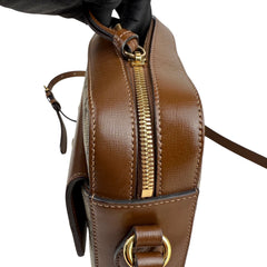 Pre-owned Gucci 1955 Horsebit Gg Supreme Shoulder Bag shoulder bag
