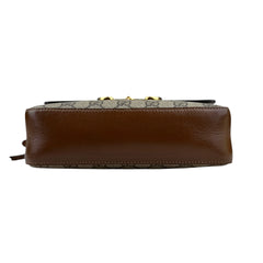 Pre-owned Gucci 1955 Horsebit Gg Supreme Shoulder Bag shoulder bag