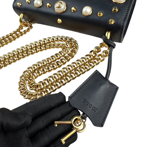 Gucci Padlock Studded Bag