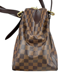 Pre-owned louis-vuitton-damier-verona-mm-tote-front-view