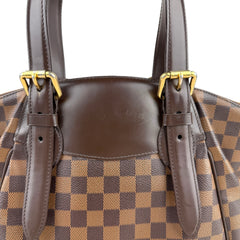 Pre-owned louis-vuitton-damier-verona-mm-tote-front-view