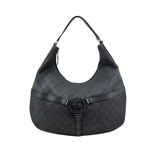 Gucci GG Canvas Reins Hobo Bag