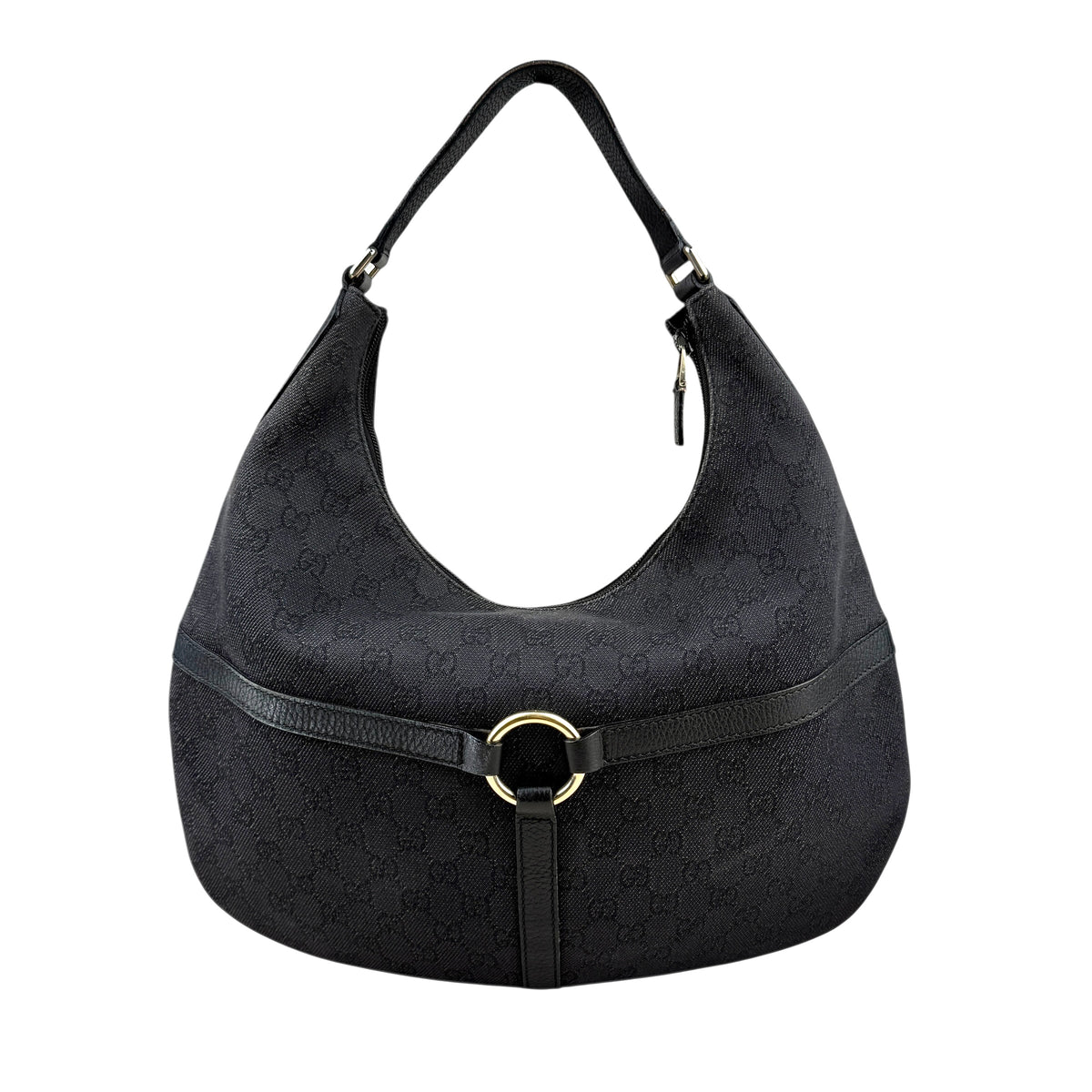 Gucci GG Canvas Reins Hobo Bag