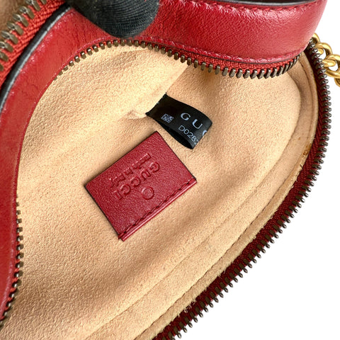 Gucci GG Marmont Double Zip Red Camera Bag