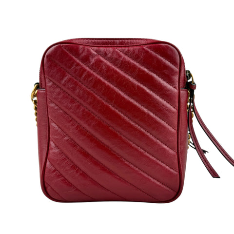 Gucci GG Marmont Double Zip Red Camera Bag