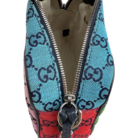 Gucci GG Marmont Shoulder Bag Multicolor Diagonal Quilted GG Canvas Small