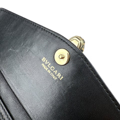 Pre-owned bvlgari-serpenti-forever-leather-crossbody-front-view