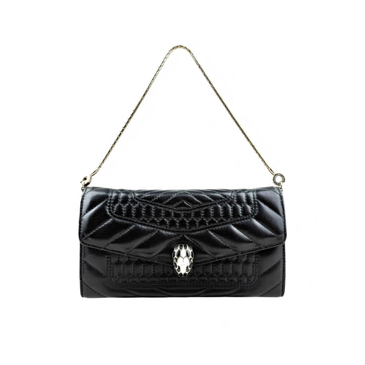 Bvlgari Leather Serpenti Forever Crossbody Bag