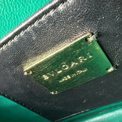 Pre-owned bvlgari-serpenti-forever-leather-crossbody-front-view