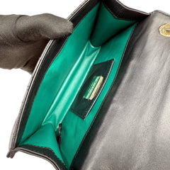 Pre-owned bvlgari-serpenti-forever-leather-crossbody-front-view