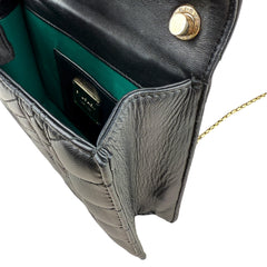 Pre-owned bvlgari-serpenti-forever-leather-crossbody-front-view