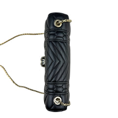 Pre-owned bvlgari-serpenti-forever-leather-crossbody-front-view