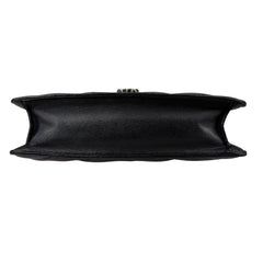 Pre-owned bvlgari-serpenti-forever-leather-crossbody-front-view