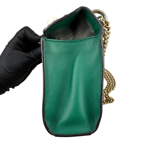 Gucci Pearly Padlock Shoulder Bag Studded Leather