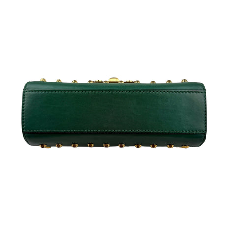 Gucci Pearly Padlock Shoulder Bag Studded Leather