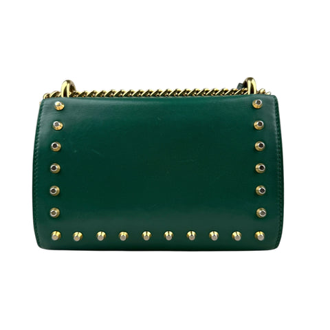 Gucci Pearly Padlock Shoulder Bag Studded Leather