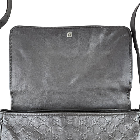 Gucci Messenger Monogram Guccissima  Black