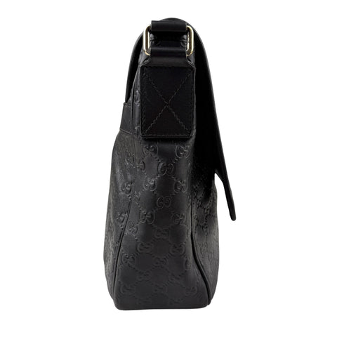 Gucci Messenger Monogram Guccissima  Black