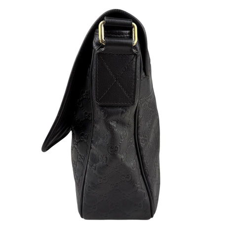 Gucci Messenger Monogram Guccissima  Black